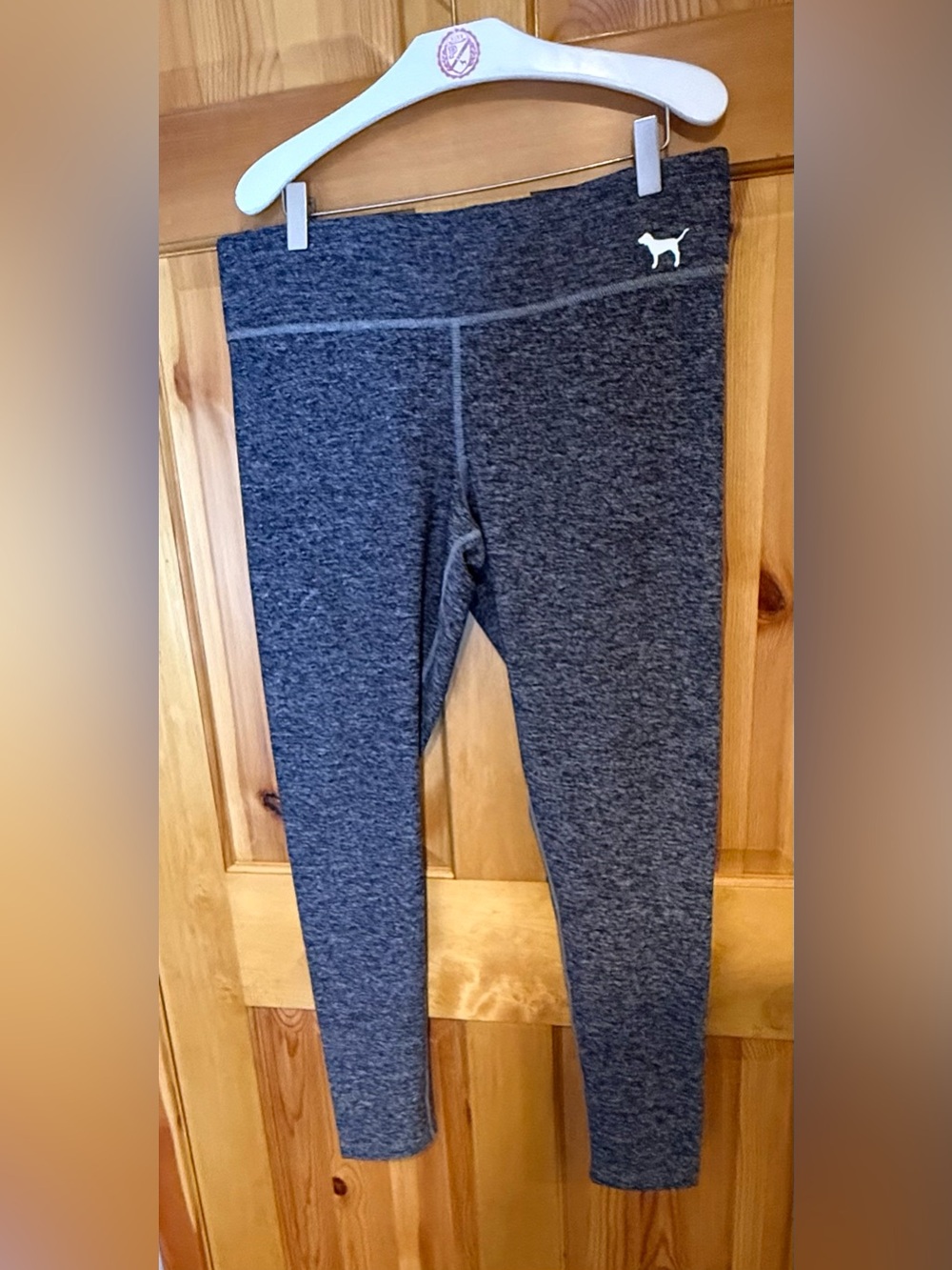 Victoria’s Secret Pink Ultimate Heather Gray Yoga Leggings Large